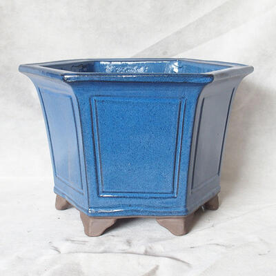 Bonsai miska 40 x 35 x 26 cm, barva modrá - 1