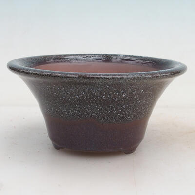 Bonsai miska 15 x 15 x 7 cm, barva vínovošedá - 1