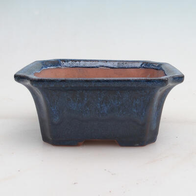 Bonsai miska 14 x 12 x 6 cm, barva modrá - 1