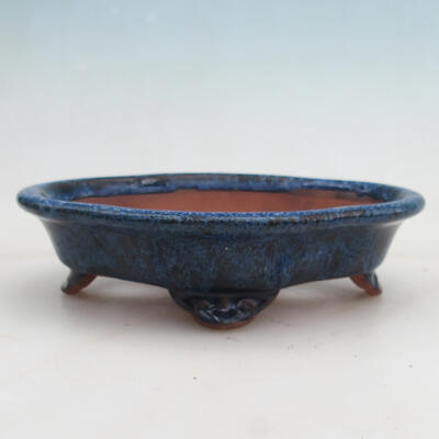 Bonsai miska 18,5 x 15 x 5 cm, barva modrá - 1