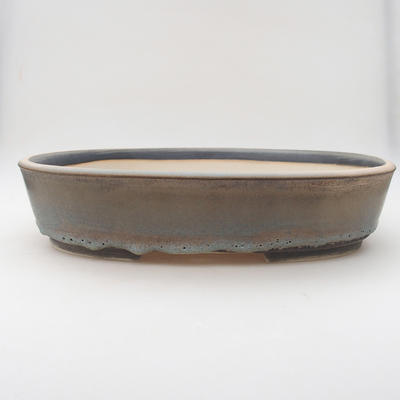 Bonsai miska 38 x 30,5 x 8,5 cm, barva šedohnědá - 1