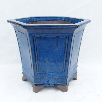 Bonsai miska 40 x 35 x 32 cm, barva modrá - 1