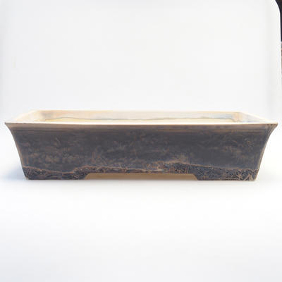 Bonsai miska 42 x 31 x 9,5 cm, barva šedá - 1
