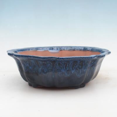 Bonsai miska 28 x 28 x 9 cm, barva modrá - 1