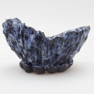 Keramická Skořápka 8 x 7 x 5 cm, barva modrá - 1