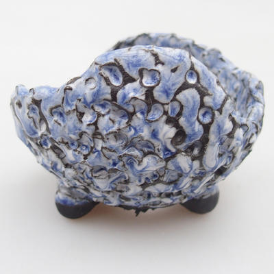 Keramická Skořápka 7 x 6,5 x 6 cm, barva modrobílá - 1