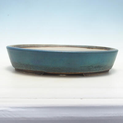 Bonsai miska 42 x 33 x 8,5 cm, barva modrá - 1