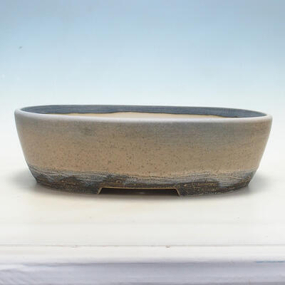 Bonsai miska 41,5 x 32,5 x 11 cm, barva šedobéžová - 1