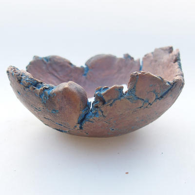 Keramická Skořápka 7,5 x 7,5 x 3,5 cm, barva modrá - 1