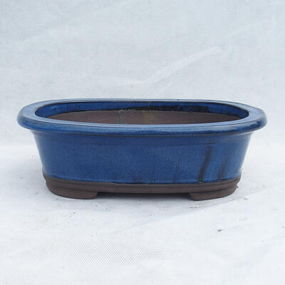 Bonsai miska 29 x 21 x 9 cm, barva modrá - 1