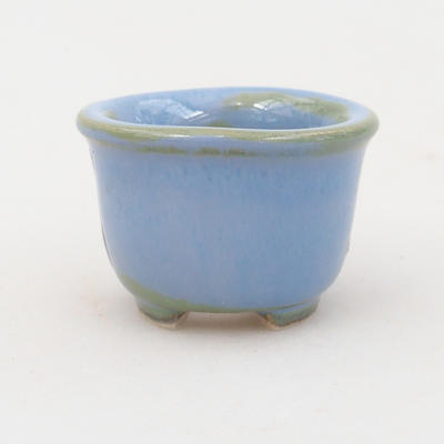 Mini bonsai miska 4 x 4 x 2,5 cm, barva modrá - 1
