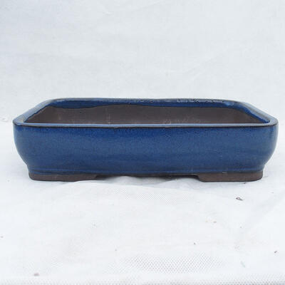 Bonsai miska 30 x 21 x 7 cm, barva modrá - 1