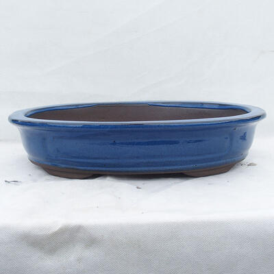 Bonsai miska 41 x 33 x 7 cm, barva modrá - 1