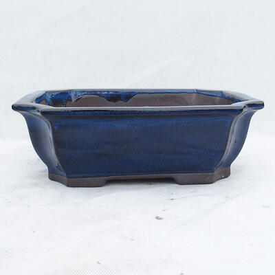 Bonsai miska 31 x 24 x 10 cm, barva modrá - 1