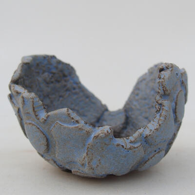 Keramická Skořápka  7 x 7 x 5 cm , barva modrá - 1