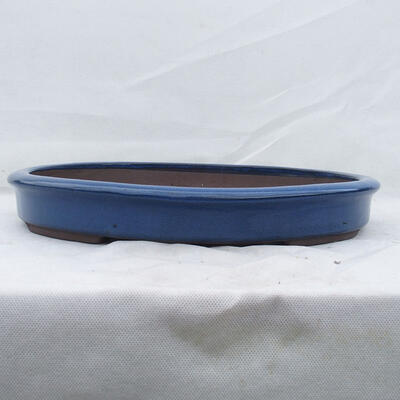 Bonsai miska 43 x 35 x 6 cm, barva modrá - 1