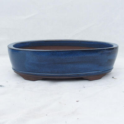 Bonsai miska 35 x 24 x 9 cm, barva modrá - 1