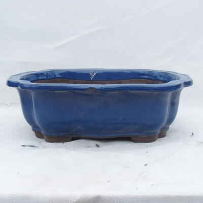 Bonsai miska 39 x 32 x 12 cm, barva modrá - 1