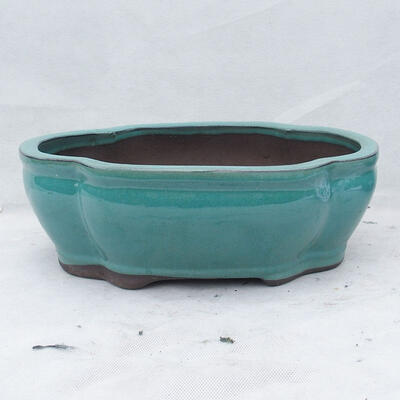Bonsai miska 41 x 33 x 15 cm, barva zelená - 1
