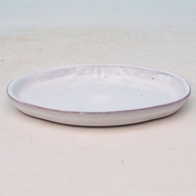 Bonsai podmiska H 05 - 10 x 7,5 x 1 cm, bílá  - 1