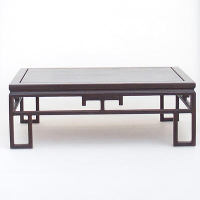 Dřevěný stolek pod bonsaje  hnědý 39 x 25,5 x 14 cm - 1