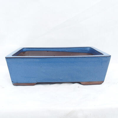 Bonsai miska 41 x 29 x 12  cm, barva modrá - 1