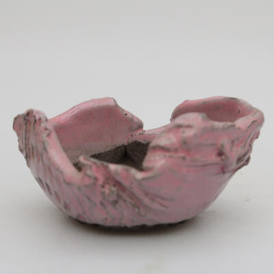 Keramická Skořápka  8 x 7 x 4 cm, barva růžová - 1