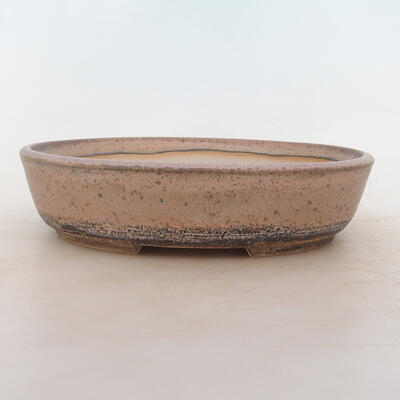 Bonsai miska 23,5 x 18,5 x 5,5 cm, barva šedobéžová - 1