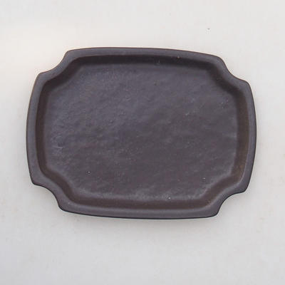 Bonsai podmiska H 01 - 11,5 x 8,5 x 1 cm, černá matná - 1