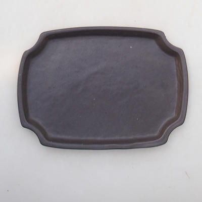 Bonsai podmiska H 03 - 16,5 x 11,5 x 1 cm, černá matná - 1