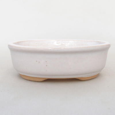 Bonsai miska H 04 - 10 x 7,5 x 3 cm, bílá - 1