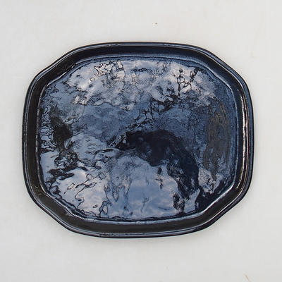 Bonsai podmiska H 31 - 15 x 12,5 x 1 cm, černá lesklá - 1