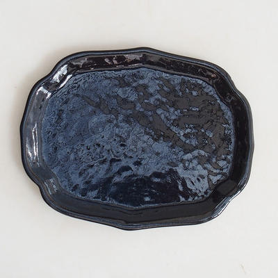 Bonsai podmiska H 51 - 18 x 14 x 1,5 cm, černá lesklá - 1