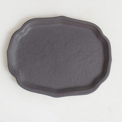 Bonsai podmiska H 51 - 18 x 14 x 1,5 cm, černá matná - 1