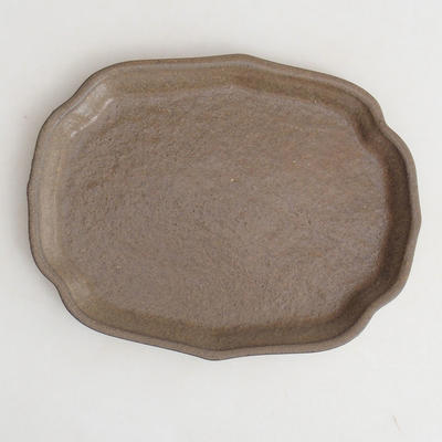 Bonsai podmiska H 51 - 18 x 14 x 1,5 cm, hnědá - 1
