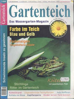 časopis Gartenteich 1/2006 - 1