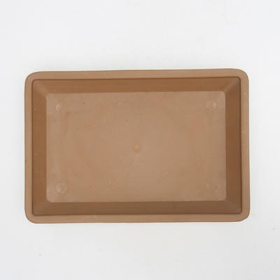 Bonsai podmiska plast PP-2 - kávová 21,5 x 14,5 x 2 cm