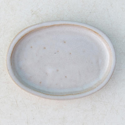 Bonsai podmiska H 04 - 10 x 7,5 x 1 cm, bílá  - 1