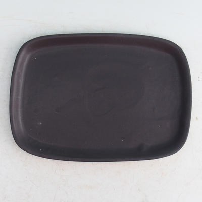 Bonsai podmiska H 08 - 23 x 16 x 1,5 cm, čierna matná - 23 x 16 x 1,5 cm - 1