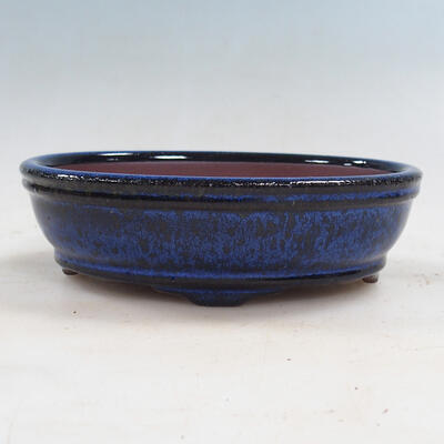 Bonsai miska 15,5 x 11,5 x 4,5 cm, barva modrá - 1
