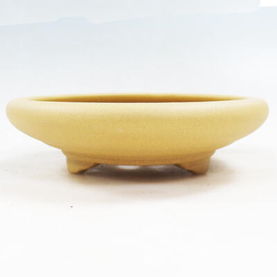 Bonsai miska 15,5 x 15,5 x 4 cm, barva okrová - 1