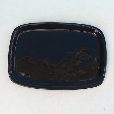 Bonsai podmiska H 02 - 17 x 12 x 1 cm, černá lesklá - 1