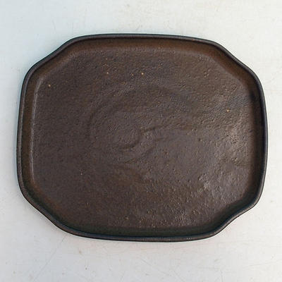 Bonsai podmiska H 31 - 15 x 12,5 x 1 cm, hnědá  - 1