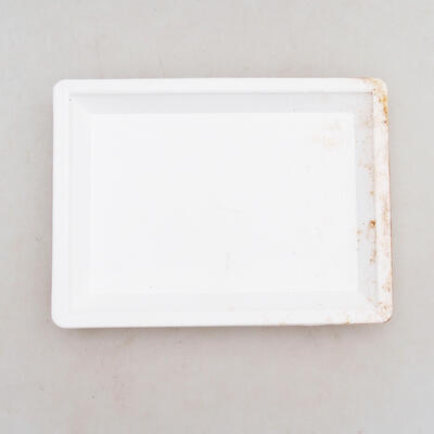 Bonsai podmiska plast PP-1 bílá 15 x 11 x 1,8 cm - 1