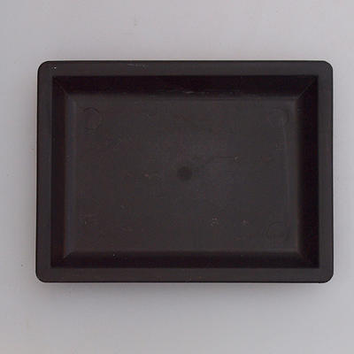 Bonsai podmiska plast PP-3 - 11 x 8 x 1,5 cm, černá