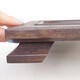 Dřevěný stolek pod bonsaje s podmiskou 13 x 9 cm - 2/3
