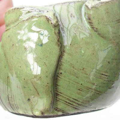 Keramická Skořápka 7,5x 7,5 x 5 cm, barva zelená - 2