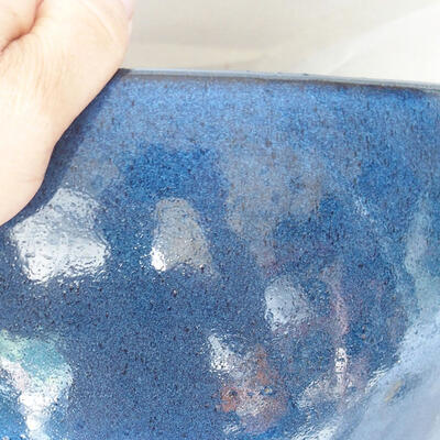 Bonsai miska 26 x 26 x 11 cm, barva modrá - 2