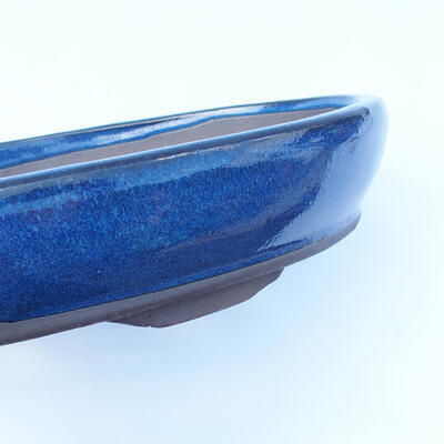 Bonsai miska 37 x 27 x 6 cm barva modrá - 2