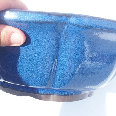 Bonsai miska 29 x 29 x 10 cm barva modrá - 2